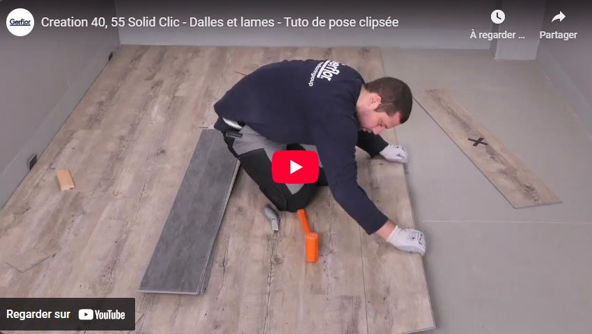 Intégration vidéo Creation 40 et 55 Clic